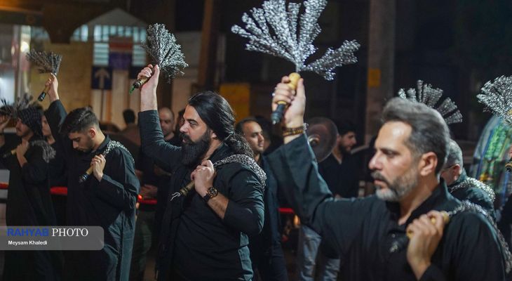 مراسم شب چهارم محرم برگزار شد