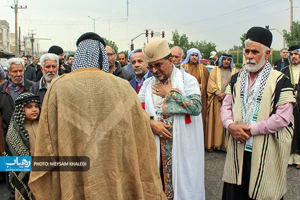 تشییع پیکر شهیدگمنام در صداوسیمای خوزستان