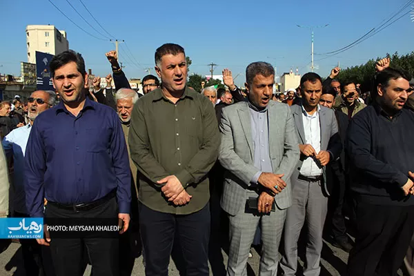 راهپیمایی مردم خوزستان در محکومیت جنایت تروریستی کرمان