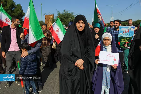 راهپیمایی مردم خوزستان در محکومیت جنایت تروریستی کرمان