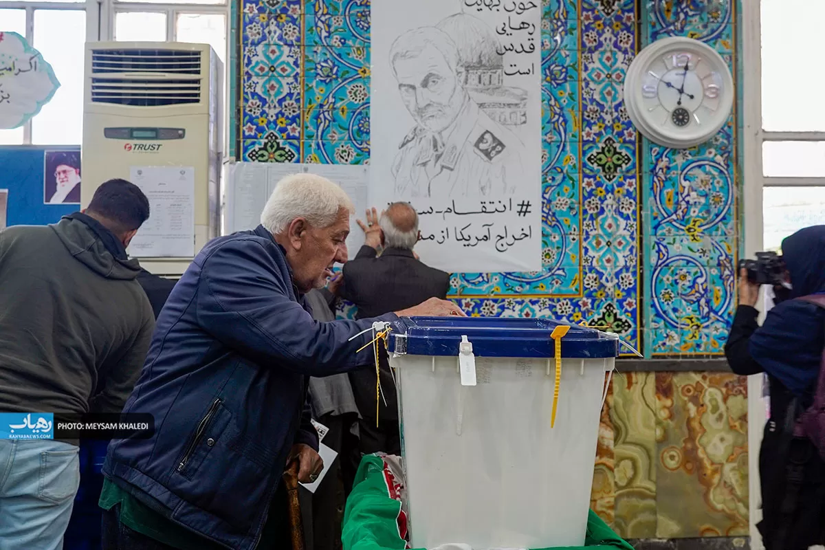 حضور پرشور مردم‌اهواز در انتخابات به روایت تصویر