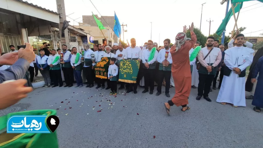 حضور کاروان زیر سایه خورشید در خرمشهر