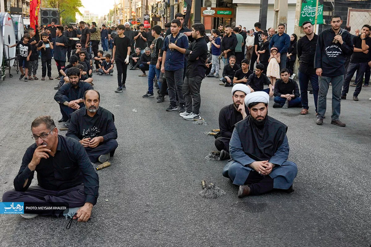 اهواز در تاسوعای حسینی غرق در عزا شد