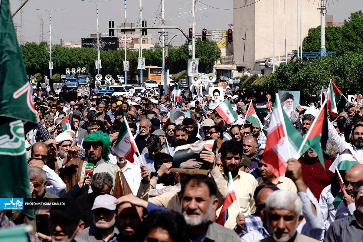 راهپیمایی جمعه خشم در اهواز برگزار شد