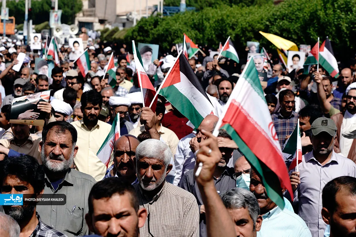 راهپیمایی جمعه خشم در اهواز برگزار شد