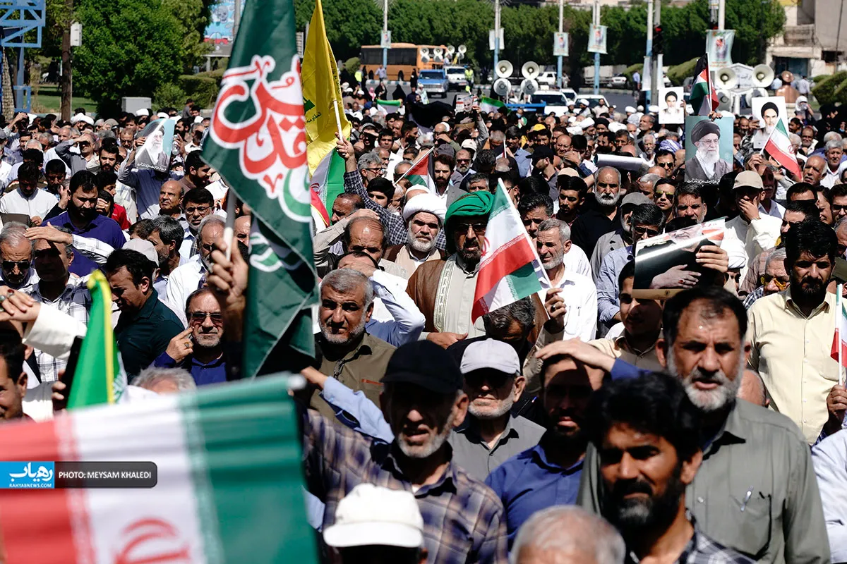 راهپیمایی جمعه خشم در اهواز برگزار شد