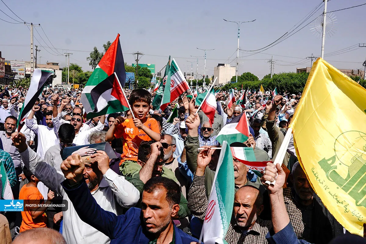 راهپیمایی جمعه خشم در اهواز برگزار شد