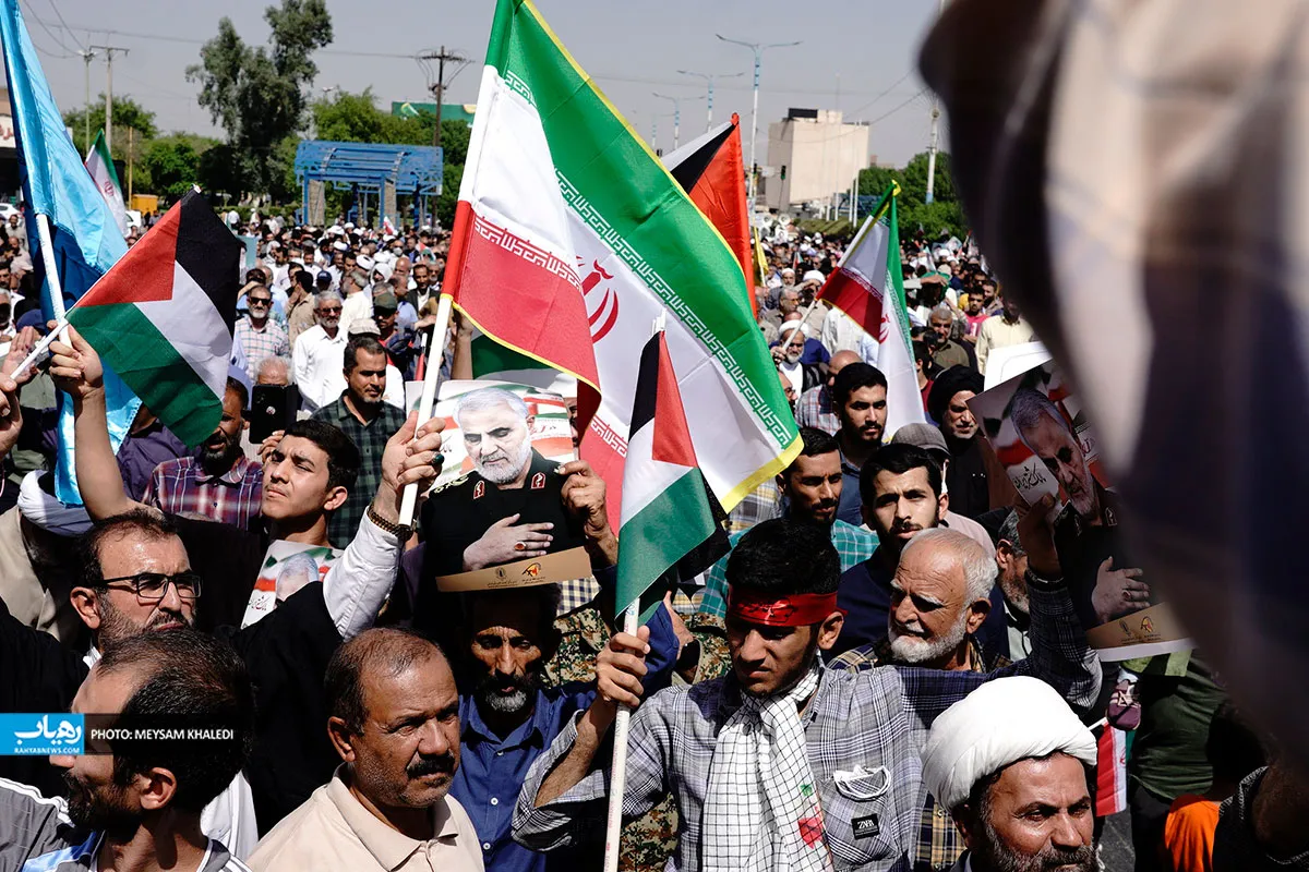 راهپیمایی جمعه خشم در اهواز برگزار شد