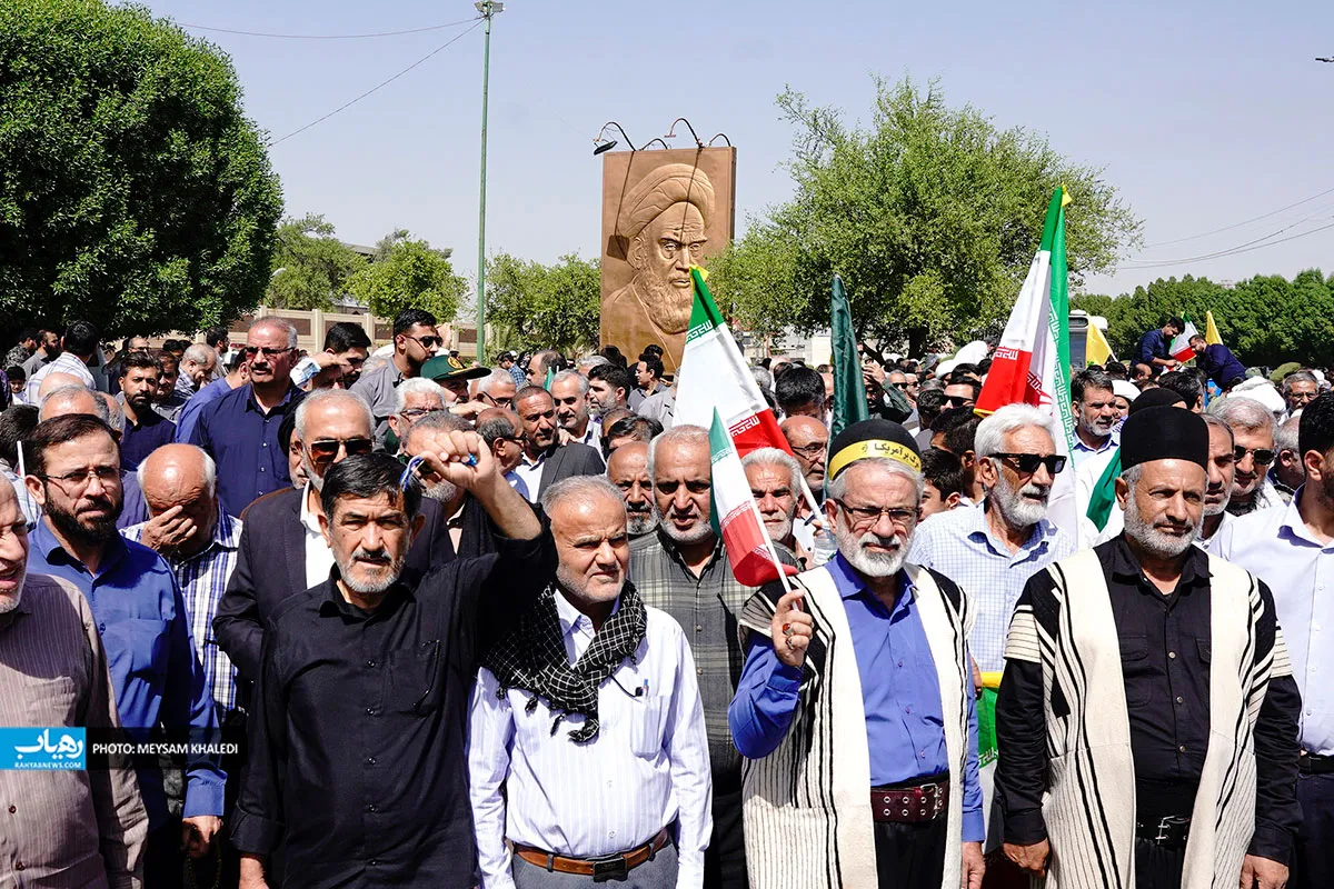 راهپیمایی جمعه خشم در اهواز برگزار شد