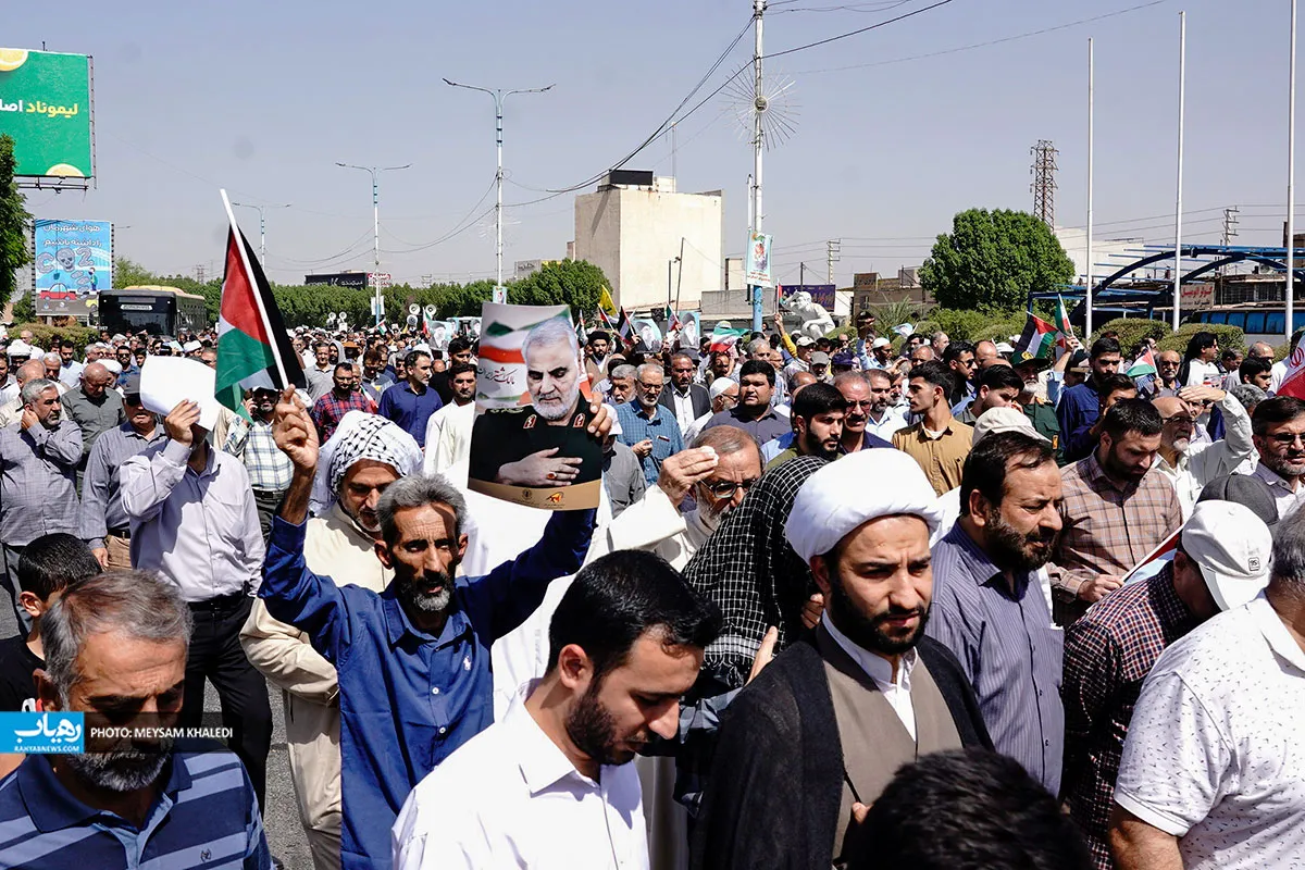 راهپیمایی جمعه خشم در اهواز برگزار شد