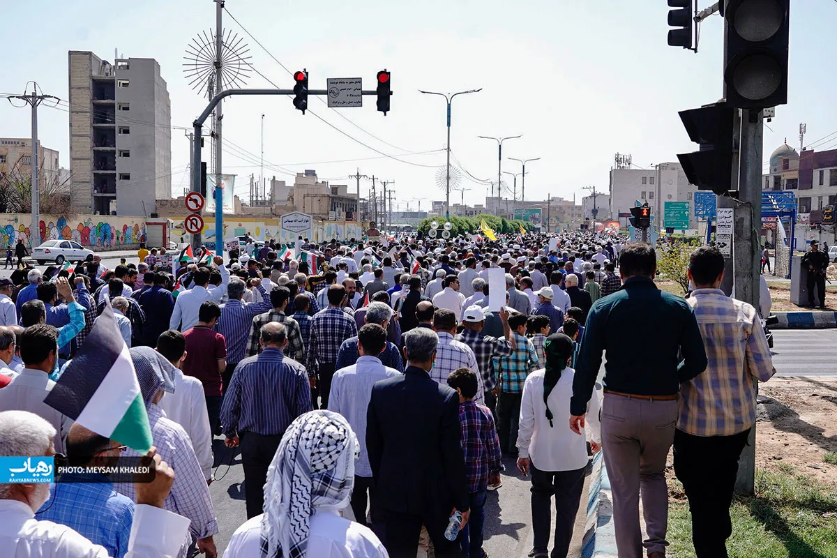 راهپیمایی جمعه خشم در اهواز برگزار شد