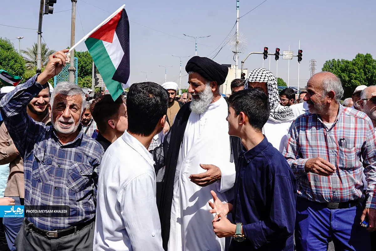 راهپیمایی جمعه خشم در اهواز برگزار شد