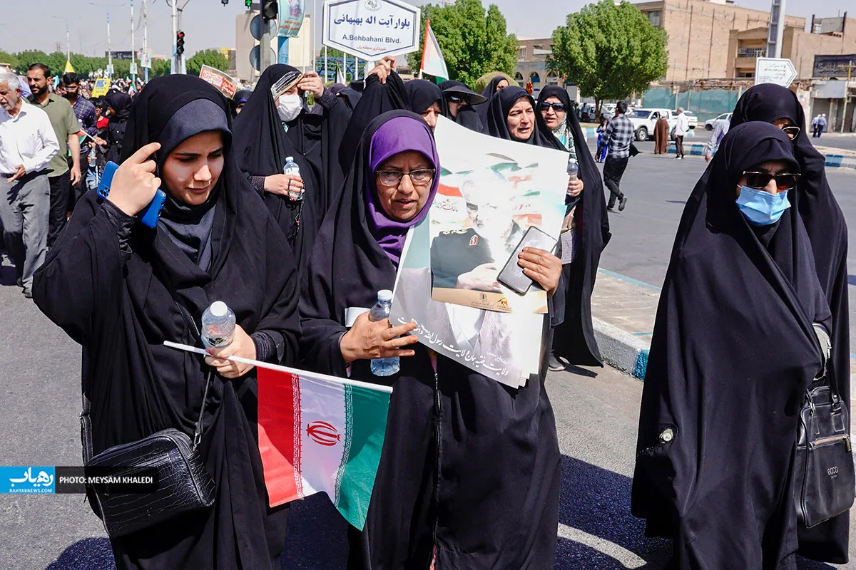 راهپیمایی جمعه خشم در اهواز برگزار شد