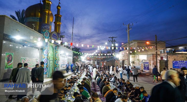 ۳۰۰متر میزبانی فقط به عشق امام حسن (ع)